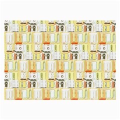 Abstract pattern Large Glasses Cloth