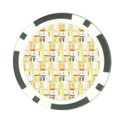 Abstract pattern Poker Chip Card Guard