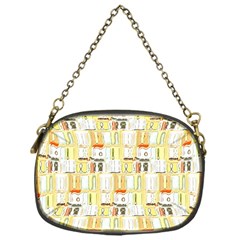 Abstract pattern Chain Purse (One Side)