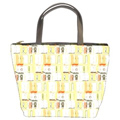 Abstract pattern Bucket Bag