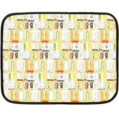 Abstract pattern Double Sided Fleece Blanket (Mini) 