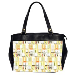 Abstract pattern Oversize Office Handbag (2 Sides)