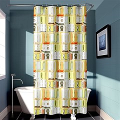 Abstract pattern Shower Curtain 36  x 72  (Stall) 