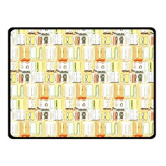 Abstract pattern Double Sided Fleece Blanket (Small) 