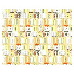 Abstract pattern Double Sided Flano Blanket (Medium) 