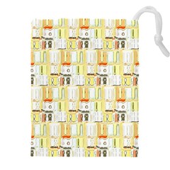 Abstract pattern Drawstring Pouch (4XL)