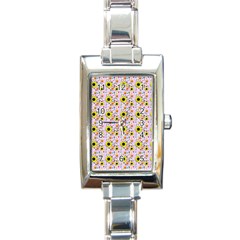 Hawaii Ghost Lilac Rectangle Italian Charm Watch by snowwhitegirl