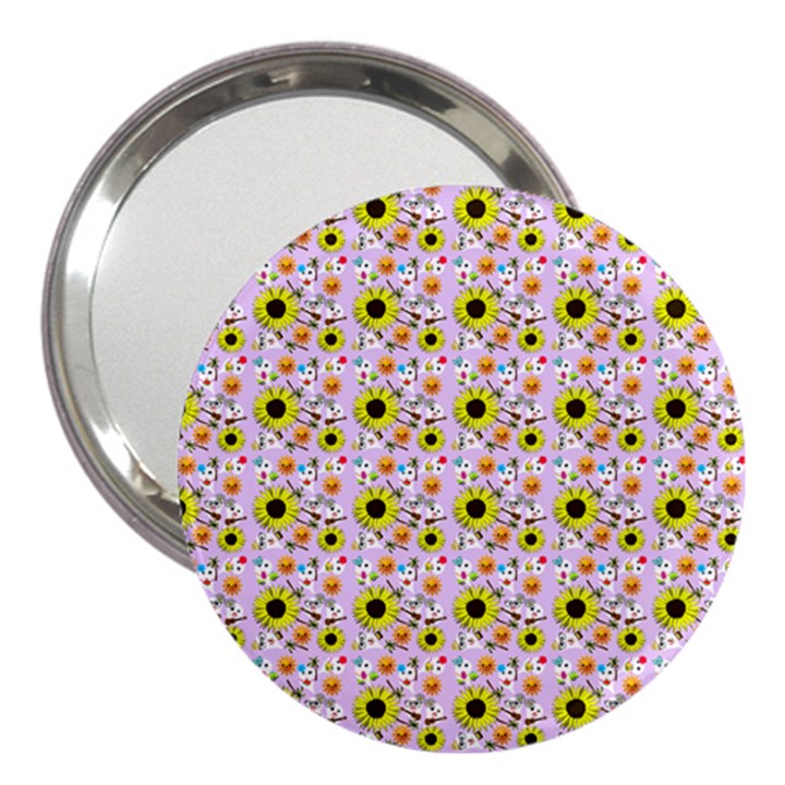 Hawaii Ghost Lilac 3  Handbag Mirrors