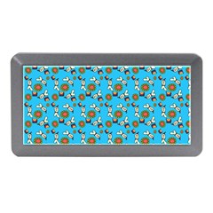 Clown Ghost Pattern Blue Memory Card Reader (mini) by snowwhitegirl