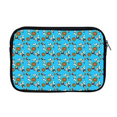 Clown Ghost Pattern Blue Apple Macbook Pro 17  Zipper Case by snowwhitegirl