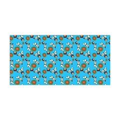 Clown Ghost Pattern Blue Yoga Headband by snowwhitegirl