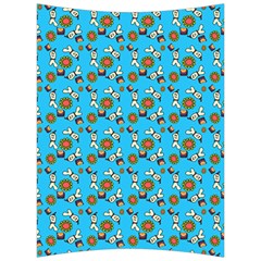 Clown Ghost Pattern Blue Back Support Cushion