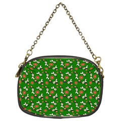 Clown Ghost Pattern Green Chain Purse (one Side) by snowwhitegirl