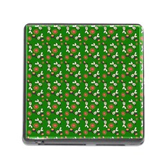 Clown Ghost Pattern Green Memory Card Reader (square 5 Slot) by snowwhitegirl