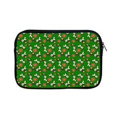 Clown Ghost Pattern Green Apple Ipad Mini Zipper Cases by snowwhitegirl