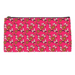 Clown Ghost Pattern Pink Pencil Case by snowwhitegirl