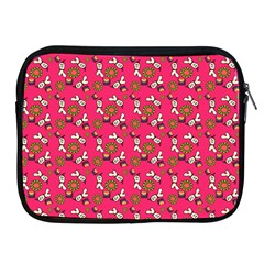 Clown Ghost Pattern Pink Apple Ipad 2/3/4 Zipper Cases by snowwhitegirl