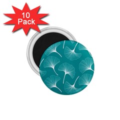 Whiteflowergreen 1 75  Magnets (10 Pack)  by Dushan