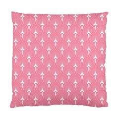 White And Pink Art-deco Pattern Standard Cushion Case (one Side) by Dushan