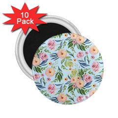 Springflowers 2 25  Magnets (10 Pack)  by Dushan