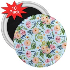 Springflowers 3  Magnets (10 Pack)  by Dushan