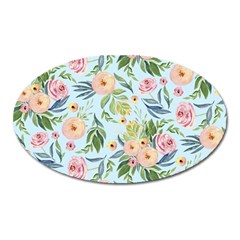 Springflowers Oval Magnet by Dushan