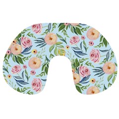 Springflowers Travel Neck Pillow by Dushan