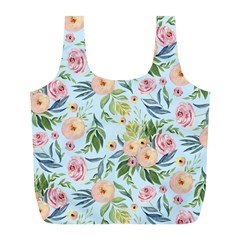 Springflowers Full Print Recycle Bag (l) by Dushan