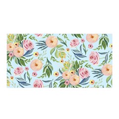 Springflowers Satin Wrap by Dushan