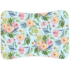 Springflowers Velour Seat Head Rest Cushion