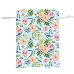 Springflowers  Lightweight Drawstring Pouch (XL) Back