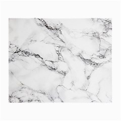 White Faux Marble Small Glasses Cloth (2 Sides) by Dushan