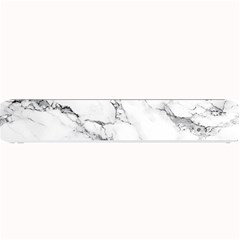 White Faux Marble Small Bar Mats by Dushan