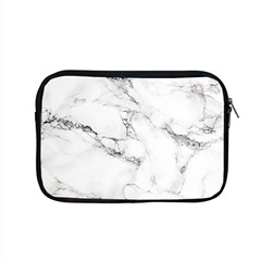 White Faux Marble Apple Macbook Pro 15  Zipper Case by Dushan