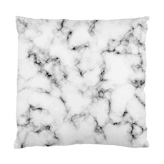 White faux marble texture  Standard Cushion Case (One Side)