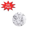 White faux marble texture  1  Mini Magnets (100 pack)  Front