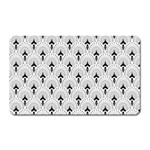 Black and white art-deco pattern Magnet (Rectangular) Front