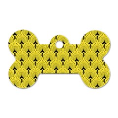 Art-decoyellow Dog Tag Bone (two Sides)