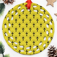 Art-decoyellow Ornament (round Filigree)