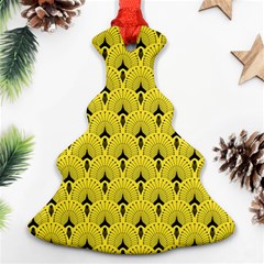 Art-decoyellow Christmas Tree Ornament (two Sides)