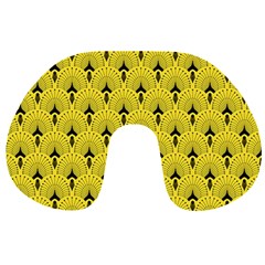 Art-decoyellow Travel Neck Pillow by Dushan