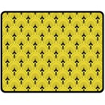 Art-decoyellow Double Sided Fleece Blanket (Medium)  58.8 x47.4  Blanket Front