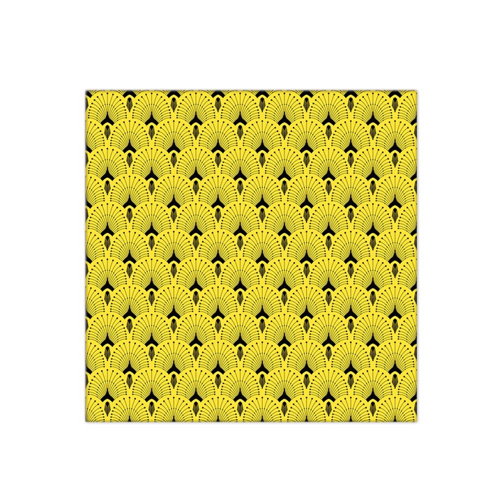 Art-decoyellow Satin Bandana Scarf