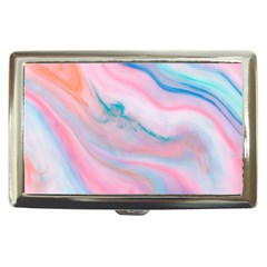 Colorful Marble Abstract Background Texture  Cigarette Money Case by Dushan