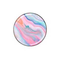 Colorful Marble Abstract Background Texture  Hat Clip Ball Marker (4 Pack) by Dushan