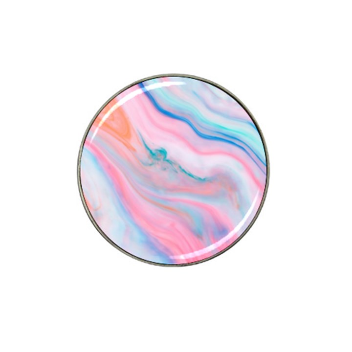 Colorful marble abstract background texture. Hat Clip Ball Marker (10 pack)