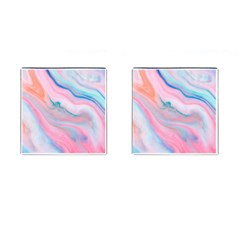 Colorful Marble Abstract Background Texture  Cufflinks (square) by Dushan