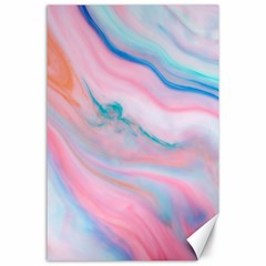 Colorful Marble Abstract Background Texture  Canvas 24  X 36  by Dushan