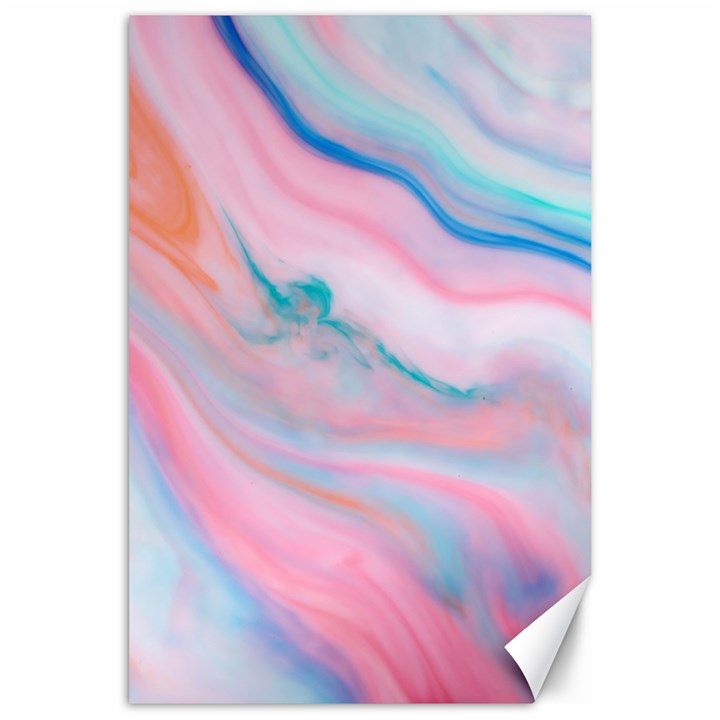 Colorful marble abstract background texture. Canvas 24  x 36 