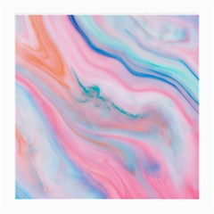 Colorful Marble Abstract Background Texture  Medium Glasses Cloth by Dushan